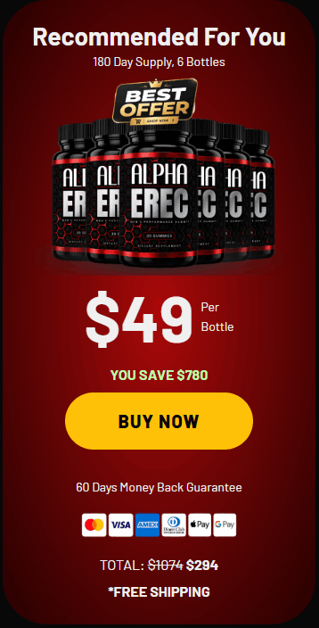 Buy Alpha Erec 6 Bottle